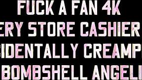 busty blonde angelia rides zach's cock hard creampie threesome