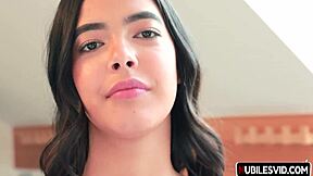 little princess starts fucking reality with family boy in missionary pussy pounding action