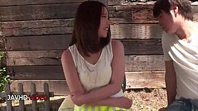 Misaki Tsubasa's Wild Young Asian Garage Sex Romp Unleashed