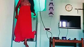 damn, tamil college girl's stripping got me hooked already??