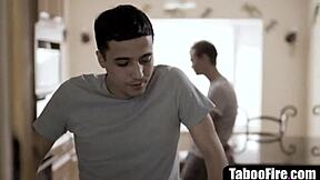 how do these vile step-sons console depressed stepmom with brutal double anal penetration?