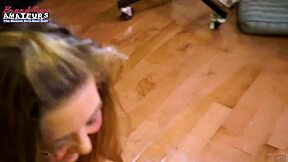 Blonde Coed Madelyn Teases Brunette Sofia's Wet Pussy with Hungry Licks and Tit Sucking