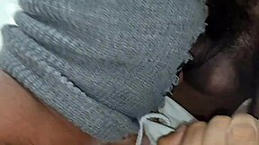 married black bodybuilder bends over hiding ring for peaceful interracial doggystyle pounding.