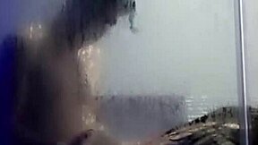 slippery shower fuck turns wild when cock slips into latina swinger wife