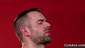 Foxy Idol Swallows Faceful of Cum After Bukkake Blast