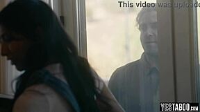 big ass latina teen rewards stepdad with her tight pussy