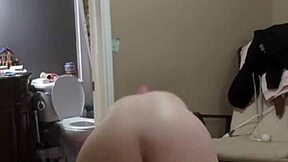 curvy subsecretary strips slow during steamy workout tease