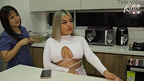 Lesbian Threesome Stepsis Best Friend Lick Wet Pussies