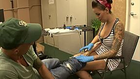 i love emily parker's tattoos and her sucking big hard cocks