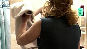 whoa old milf frina showers naked with young stepdaughter assol wet pussies and big asses