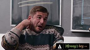 Teacher Caught Jerking Joins Two Lesbian Colleagues for Threesome Cumshot