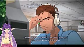 Blonde bodybuilder brunette tackle comic game dispatch part 3