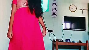 damn, tamil college girl's stripping got me hooked already??