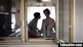 how do these vile step-sons console depressed stepmom with brutal double anal penetration?