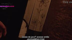 Japanese Prostitute Squirts Hard in Bar Hideaway