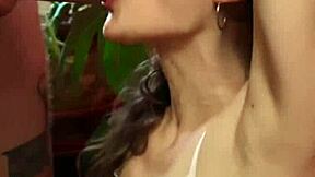 Amateur Lanreta's Sloppy Deepthroat Face Fuck Routine Ends with Cum Gulp!