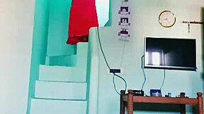 damn, tamil college girl's stripping got me hooked already??