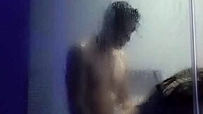 slippery shower fuck turns wild when cock slips into latina swinger wife