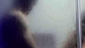 slippery shower fuck turns wild when cock slips into latina swinger wife