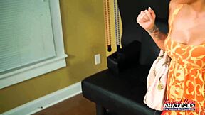 Blonde Coed Madelyn Teases Brunette Sofia's Wet Pussy with Hungry Licks and Tit Sucking