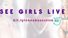 Angela Basset's big tits tease on Chaturbate webcam