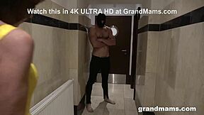 Granny gets wild dancing and more at the sex club tonight