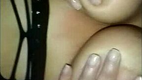 My wife slips into sexy lingerie for that creamy cum inside finish