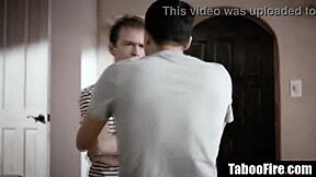 how do these vile step-sons console depressed stepmom with brutal double anal penetration?