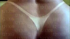 damn this bbw brazilian milf's big pussy grips my cock so tight during anal