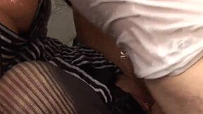 Two milfs gang up on car washer for wild 3-way fuck!