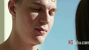 Taboo Curvy BBW Stepmom Caught Fingering Shaved Pussy Fucked by Young Horny Teen