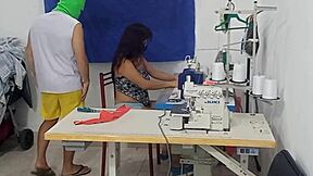 Tempted by Coworker Leads to Vagina Sucking Frenzy