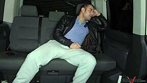 i took this wild russian teen deepthroat in the taxi then blasted cum all over her skinny ass before dumping her out