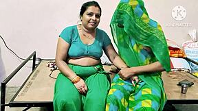 Indian desi bhabhi takes big black cock doggystyle bent over