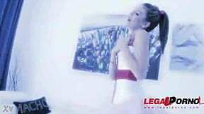 timea bella endures 4on1 airtight dp dap with rough pussy gaping and facials