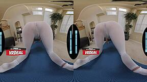 Selina Bentz yoga teacher gets horny rides cowgirl during pov lesson