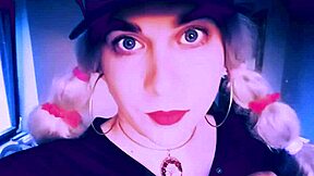 Tranny Babysitter Veronica Mix in Panties Shakes Alien Monster Ass with Crossdressing Fetish Solo