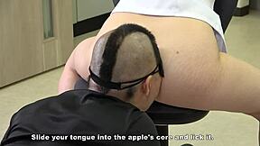 female doctor demands patient's tongue for her femdom cunnilingus cure!!