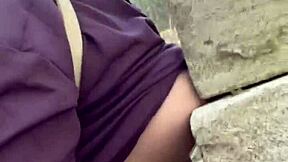 my kinky easter out in the forest with redhead milf bdsm humiliation and wild orgasms