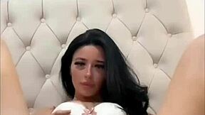 american exchange student squirts wildly on webcam after toy teasing frenzy