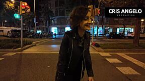 Lena Fire gives Cris Angelo the girlfriend experience in private Barcelona fuck