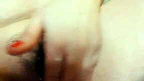 Milf brunette with glasses lactates milk heavily