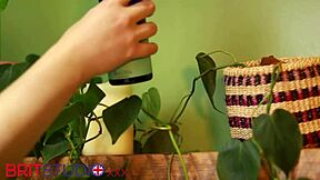 curvy british college teen slut stuffs dildo deep in forest costume roleplay first time pussy orgasm nature fuck