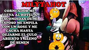 hot corneador stacks me bareback cuckold style exploding my ass