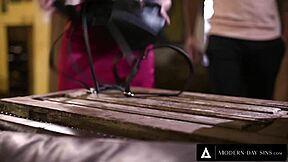 Boyfriend chokes and dominates blonde Cadence Lux in extreme rough fuck