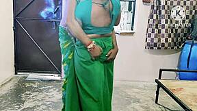 Indian desi bhabhi takes big black cock doggystyle bent over