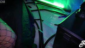 Watch these insane gaping scenes with massive glass buttplugs stretching asses wide