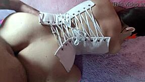 Puta Latina Esposa Alquilada Jefe Maduro Anal Profundo Doble Penetración Por Dinero En Culo