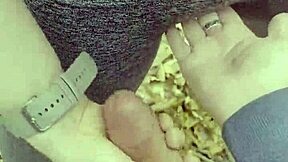 Hiking trail hides risky creampie in public park