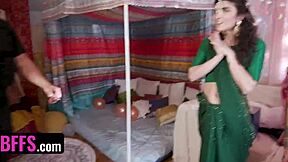 i went to this indian party blindfolded then it turned into a wild group rip and fuck fest